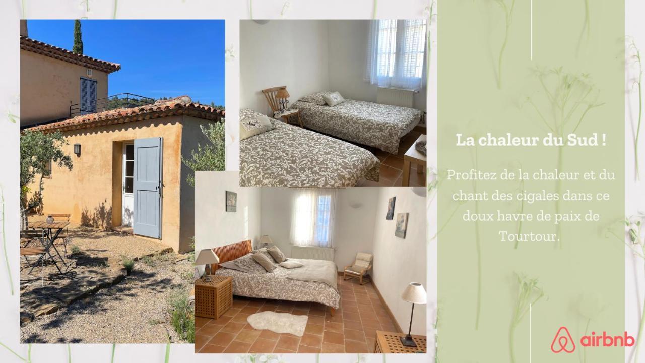 Chambres en campagne Tourtour Exterior foto